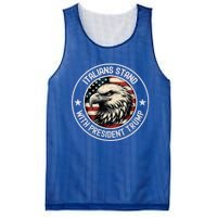 Italians Stand With Trump Gift Mesh Reversible Basketball Jersey Tank