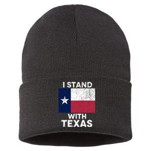 I Stand With Texas Scotus Decision I Support Texas Sustainable Knit Beanie