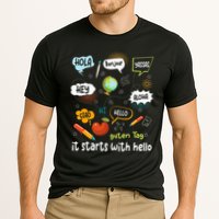 It Starts With Hello Friendship Inclusion Language Performance Shirt