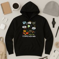 It Starts With Hello Friendship Inclusion Language Hoodie
