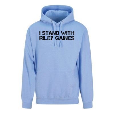 I Stand With Riley Gaines Unisex Surf Hoodie