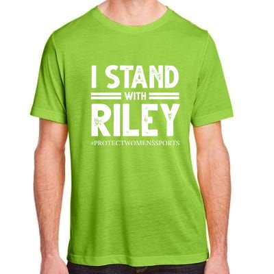 I Stand With Riley Gaines Adult ChromaSoft Performance T-Shirt