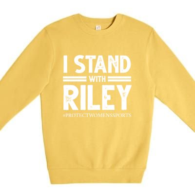 I Stand With Riley Gaines Premium Crewneck Sweatshirt