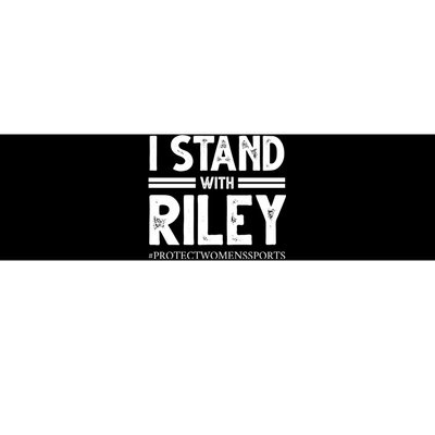 I Stand With Riley Gaines Bumper Sticker