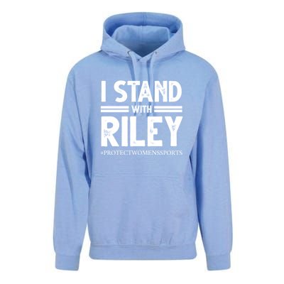 I Stand With Riley Gaines Unisex Surf Hoodie