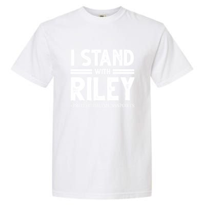 I Stand With Riley Gaines Garment-Dyed Heavyweight T-Shirt