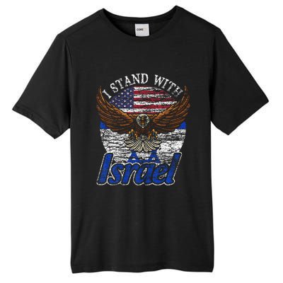 I Stand With Israel Tall Fusion ChromaSoft Performance T-Shirt