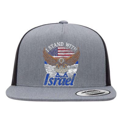 I Stand With Israel Flat Bill Trucker Hat