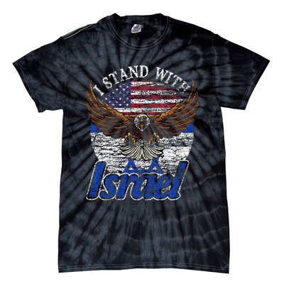 I Stand With Israel Tie-Dye T-Shirt