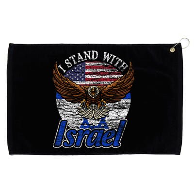 I Stand With Israel Grommeted Golf Towel