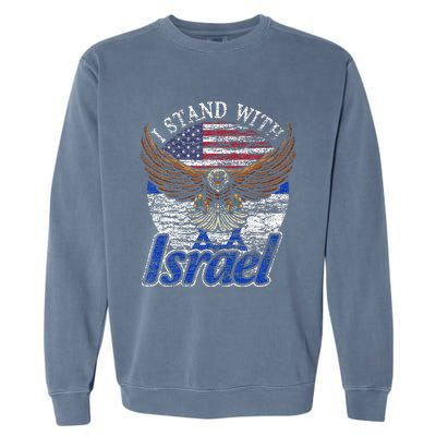 I Stand With Israel Garment-Dyed Sweatshirt