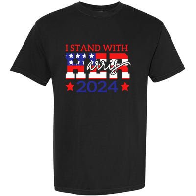 I Stand With Her Kamala Harris 2024 Political Garment-Dyed Heavyweight T-Shirt