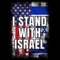 I Stand With Israel Usa Israeli Flag Cooling Performance Crew T-Shirt