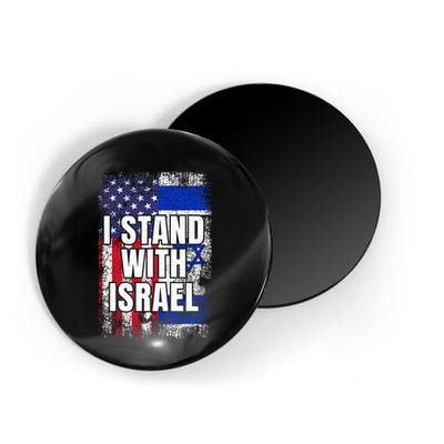 I Stand With Israel Usa Israeli Flag Magnet