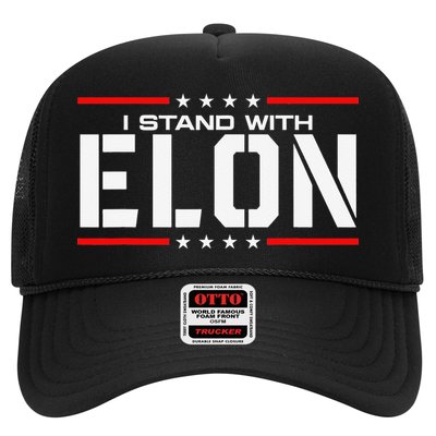 I Stand With Elon Trucker Hat