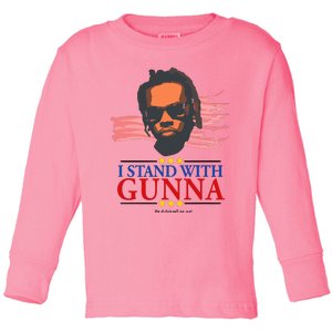 I Stand With G.U.N.N.A He Didn’T Tell On Me Toddler Long Sleeve Shirt