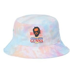 I Stand With G.U.N.N.A He Didn’T Tell On Me Tie Dye Newport Bucket Hat