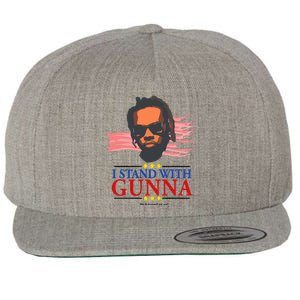 I Stand With G.U.N.N.A He Didn’T Tell On Me Wool Snapback Cap