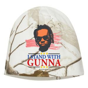 I Stand With G.U.N.N.A He Didn’T Tell On Me Kati - Camo Knit Beanie