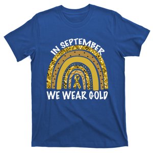 In September We Wear Gold Hood Cancer Awareness Gift T-Shirt