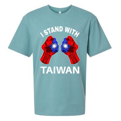 I Stand With Taiwan Pride Fist Cool Gift Sueded Cloud Jersey T-Shirt