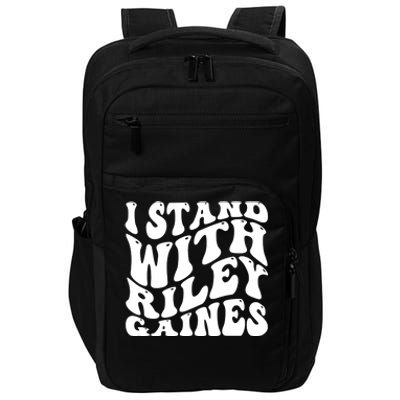 I Stand With Riley Gaines Impact Tech Backpack