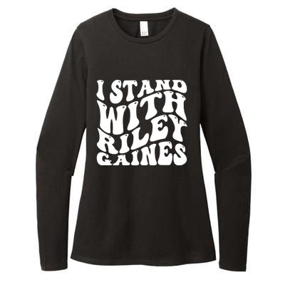 I Stand With Riley Gaines Womens CVC Long Sleeve Shirt