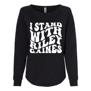 I Stand With Riley Gaines Womens California Wash Sweatshirt