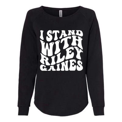 I Stand With Riley Gaines Womens California Wash Sweatshirt