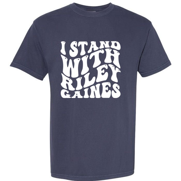 I Stand With Riley Gaines Garment-Dyed Heavyweight T-Shirt