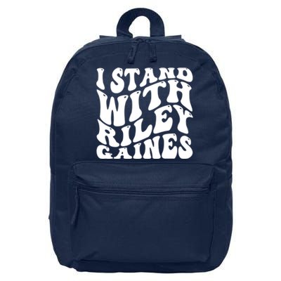 I Stand With Riley Gaines 16 in Basic Backpack