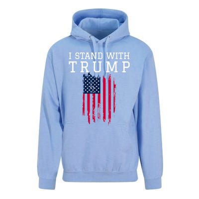 I Stand With Trump Pro Trump Supporter Free Trump Unisex Surf Hoodie