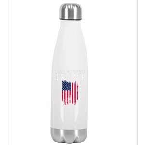 I Stand With Trump Pro Trump Supporter Free Trump Stainless Steel Insulated Water Bottle