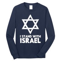 I Stand With Israel Jewish Nondistressed Vintage Gift Idea Long Sleeve Shirt