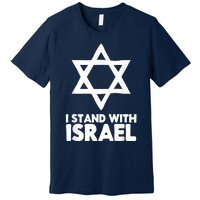 I Stand With Israel Jewish Nondistressed Vintage Gift Idea Premium T-Shirt