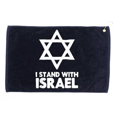 I Stand With Israel Jewish Nondistressed Vintage Gift Idea Grommeted Golf Towel