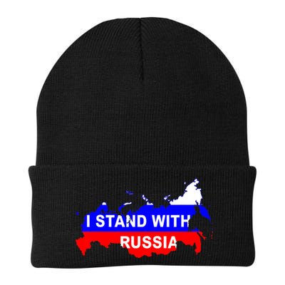 I Stand With Russia Support Russia Russian Flag Beanie