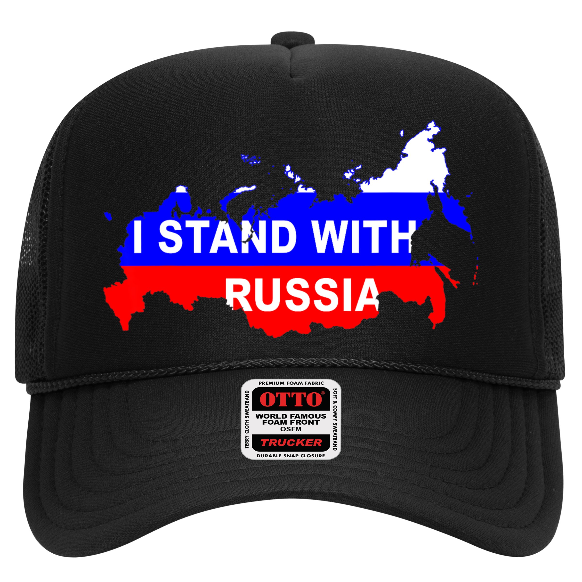 I Stand With Russia Support Russia Russian Flag Hat