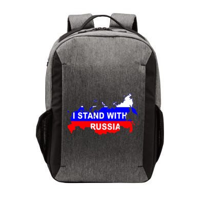 I Stand With Russia Support Russia Russian Flag Vector Backpack