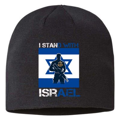 I Stand With Israel Support Israel Love Israeli Idf Sustainable Beanie