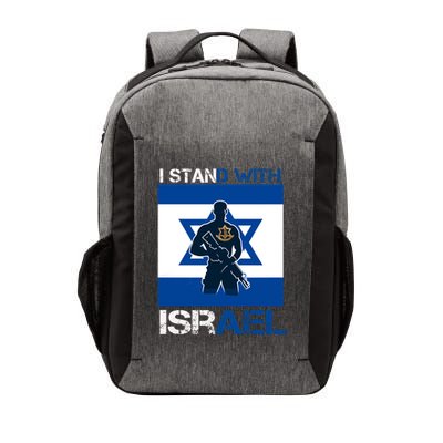 I Stand With Israel Support Israel Love Israeli Idf Vector Backpack