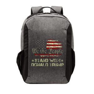 I Stand With Donald Trump Support Pro Trump Vector Backpack