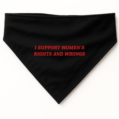 I Support Women Rights And Wrongs USA-Made Doggie Bandana