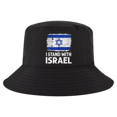 I Stand With Israel USA Israeli Flag Jewish  Cool Comfort Performance Bucket Hat