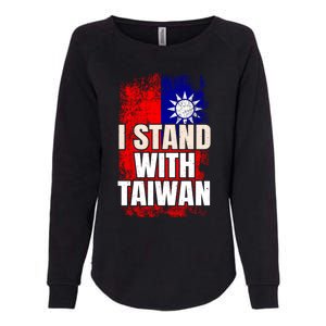 I Stand With Taiwan Gift Womens California Wash Sweatshirt