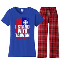 I Stand With Taiwan Gift Women's Flannel Pajama Set