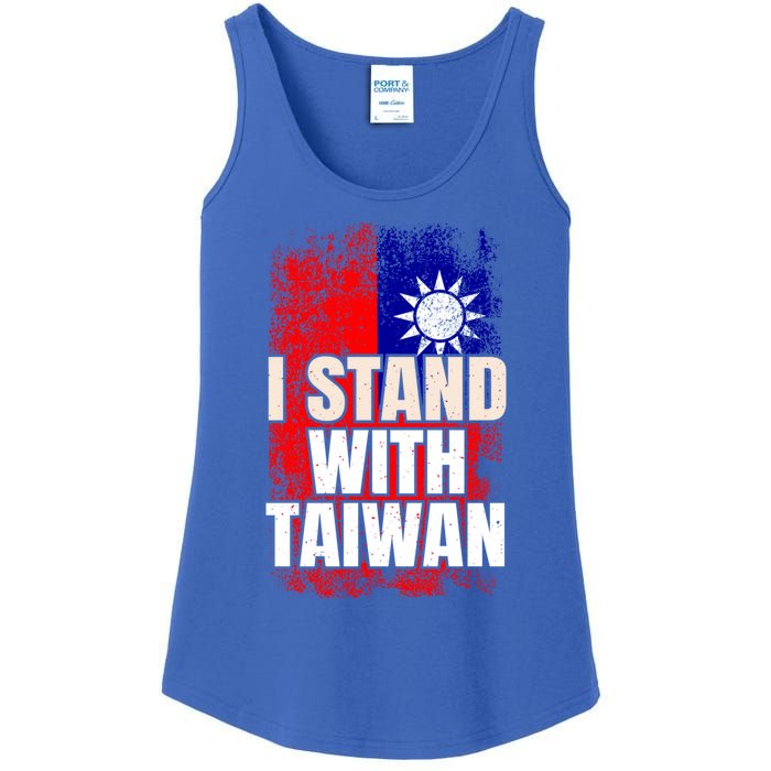 I Stand With Taiwan Gift Ladies Essential Tank