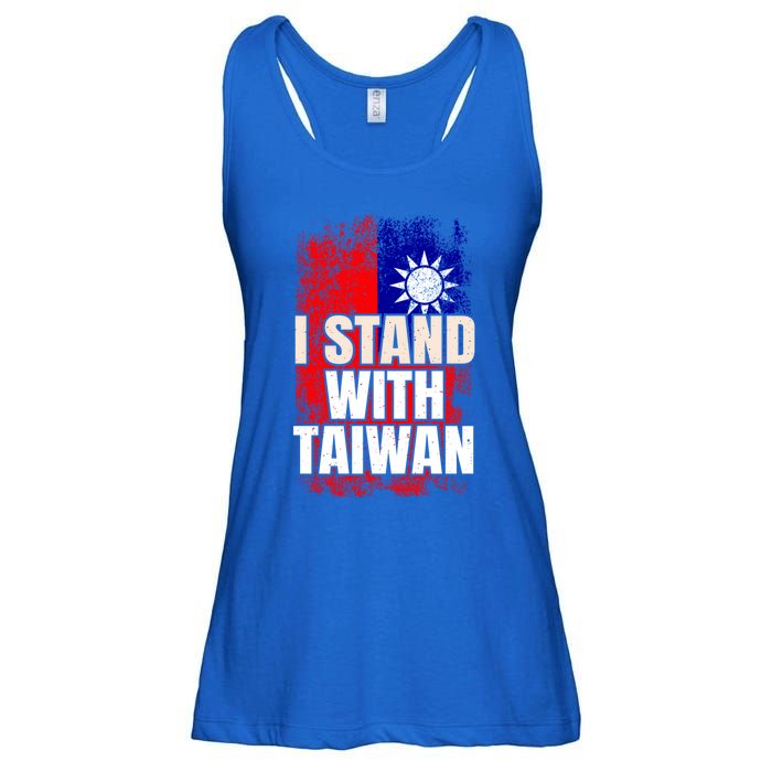 I Stand With Taiwan Gift Ladies Essential Flowy Tank