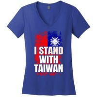 I Stand With Taiwan Gift Women's V-Neck T-Shirt