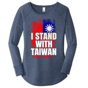 I Stand With Taiwan Gift Women's Perfect Tri Tunic Long Sleeve Shirt